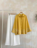 Trending Embroidered Co-Ord Set - Yellow